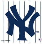 Yankees Pinstripe Logo Mousepad-0