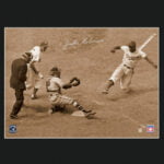 Lithograph – Jackie Robinson Steals Home 11×14-0