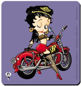 Mousepad - Biker Betty-0