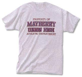 T-Shirt - Property Of May Athl Dept-0