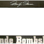Blonde Bombshell License Plate Holder-0