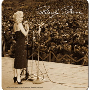 Marilyn Sings for the Troops Mouse Pad-0