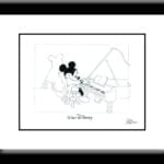 Mickey at the Piano Drawing-0