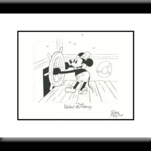 Mickey As Steamboat WIllie - Drawing-0