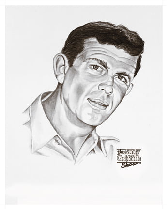 Sheriff Andy Taylor Lithograph-unframed-0
