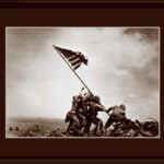 Lithograph -11×14  Iwo Jima-0