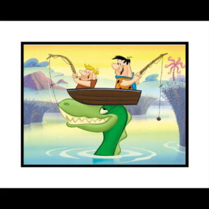 Fred and Barney Fishing 16 x20 Giclee-0