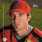 Chase Utley #2 Portrait Mouse Pad