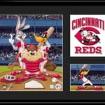 Cincinnati Reds Looney Tunes 11x14 Lithograph-0