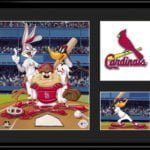 St. Louis Cardinals Looney Tunes 11x14 Lithograph-0