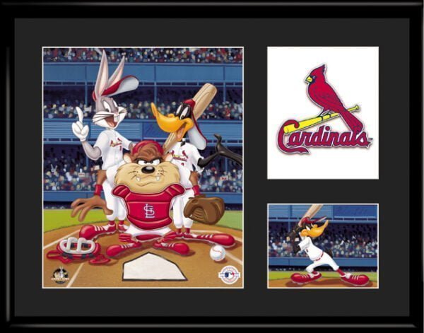St. Louis Cardinals Looney Tunes 11x14 Lithograph-0