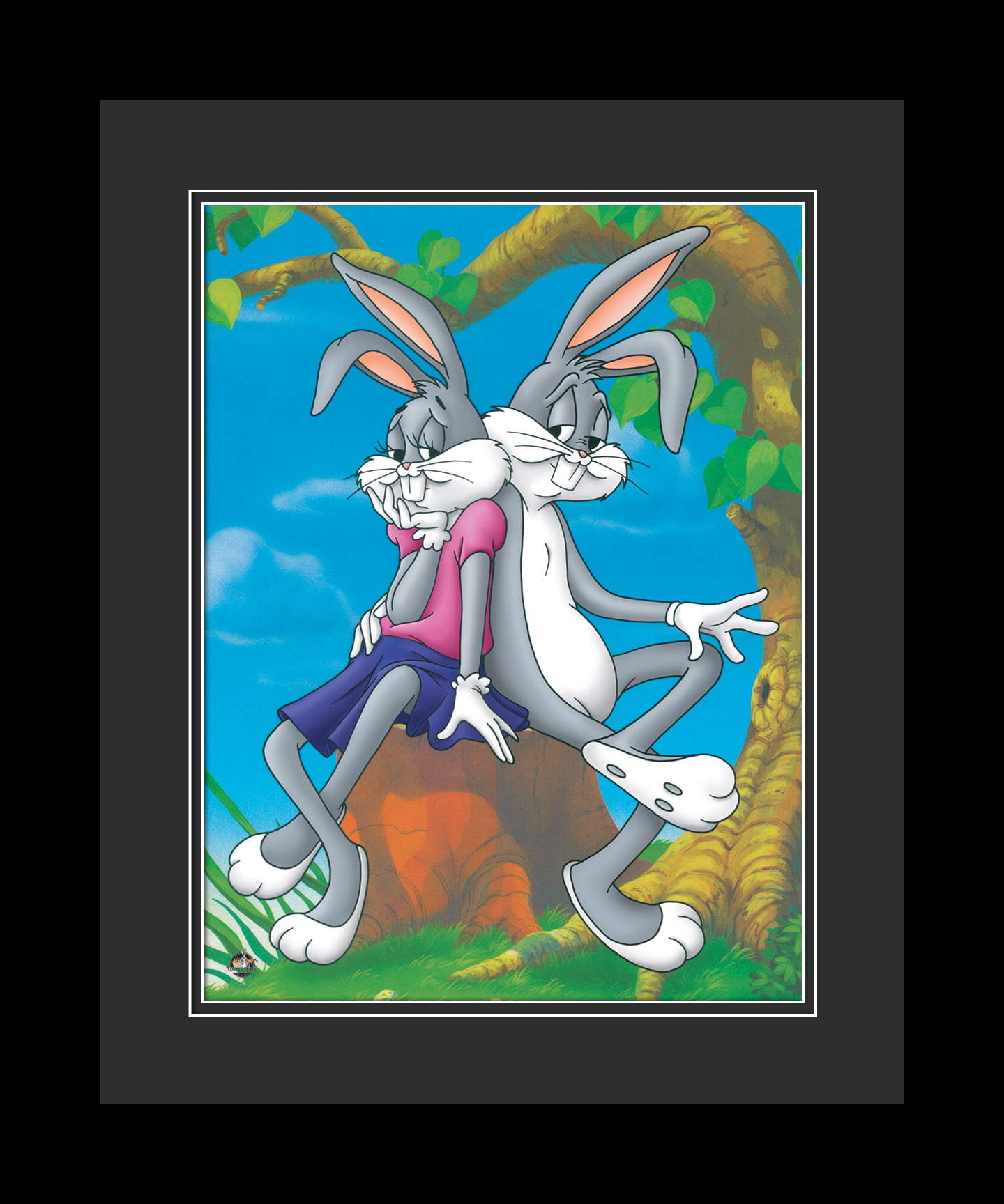 Honey Bunny -Bugs Bunny – Framed Fine Art Giclee - Classic Moments
