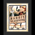 wb-rabbitseasoning-sepia-16×20-FRAMED