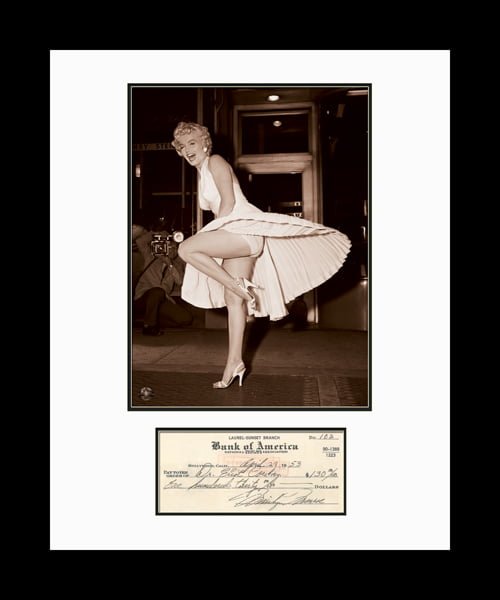 Marilyn Monroe Skirt with Check