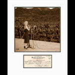 Marilyn Sings for the Troops with Check