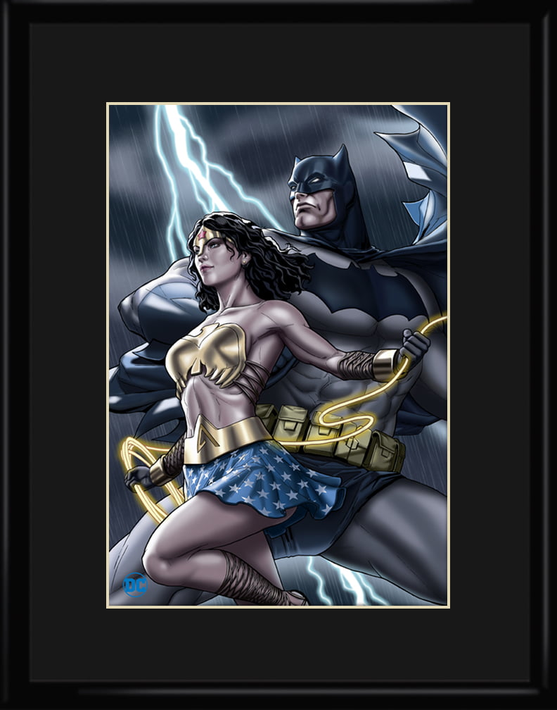 Batman and Wonder Woman – DC Comics -Framed Limited Edition - Classic  Moments