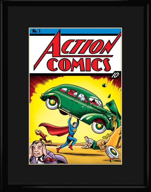 Superman – Action Comics #1 – Framed Lithograph - Classic Moments