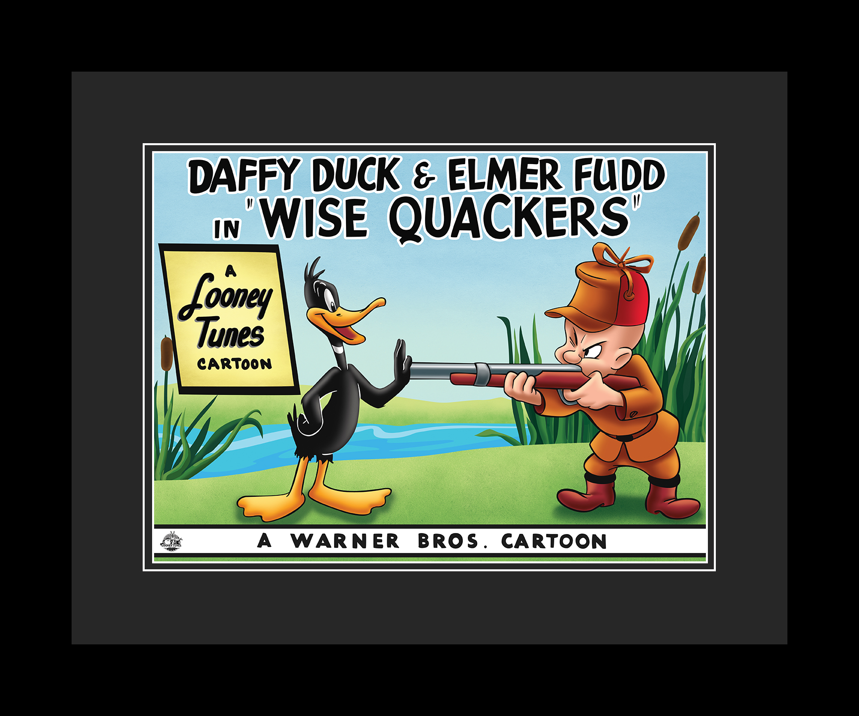 wb-lc-WiseQuackers-gun-16×20-color-framed