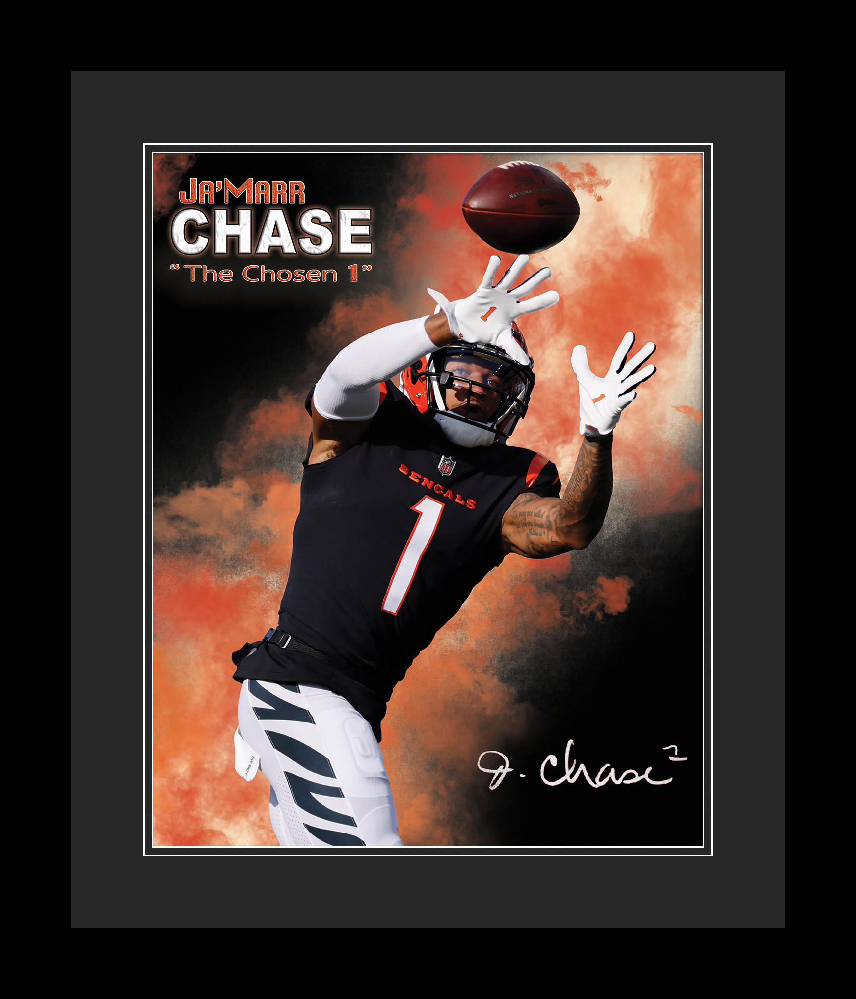 Bengals-Chase-20×24-singleopening-sig-framed