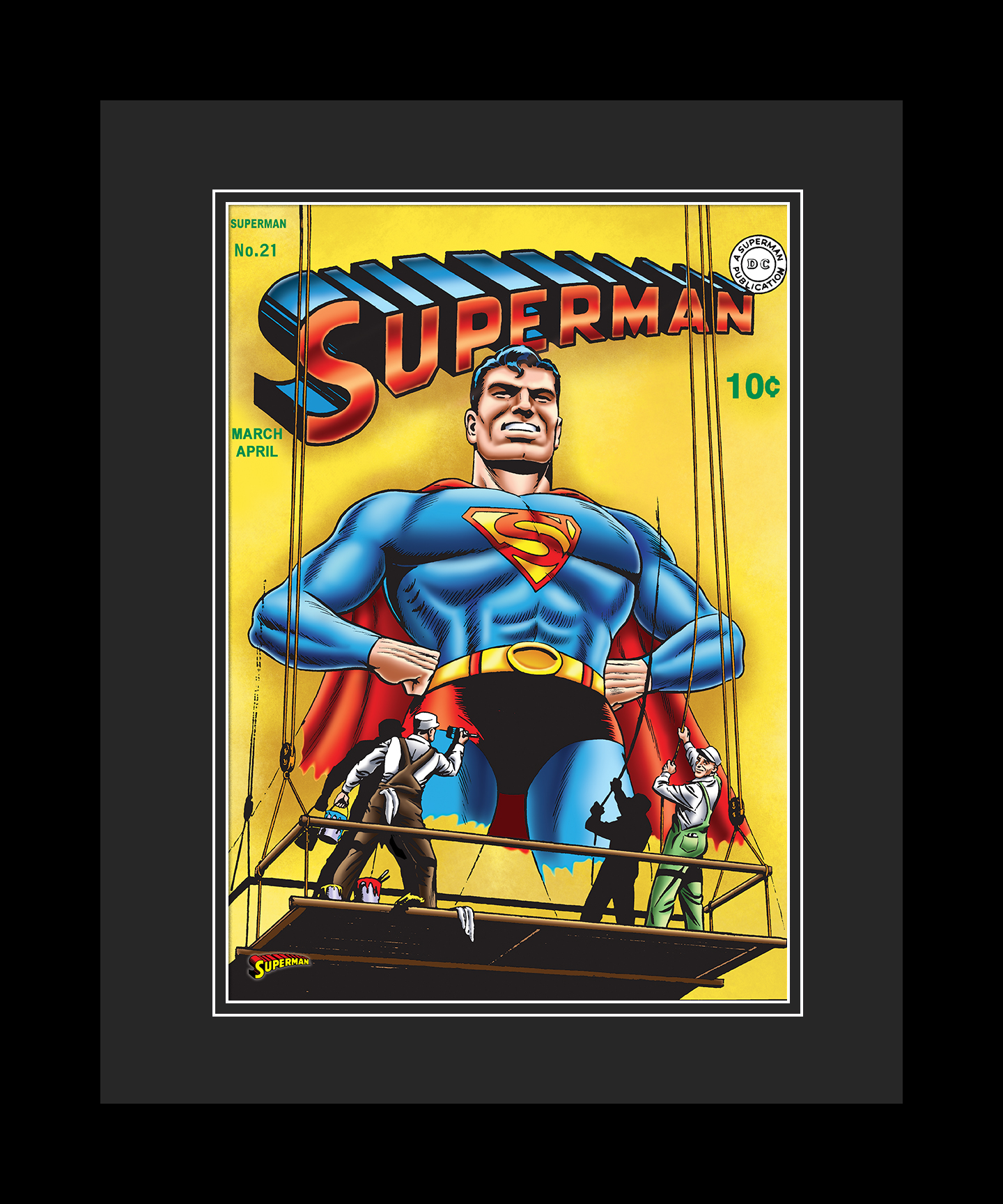dc-superman-billboard-16×20-framed